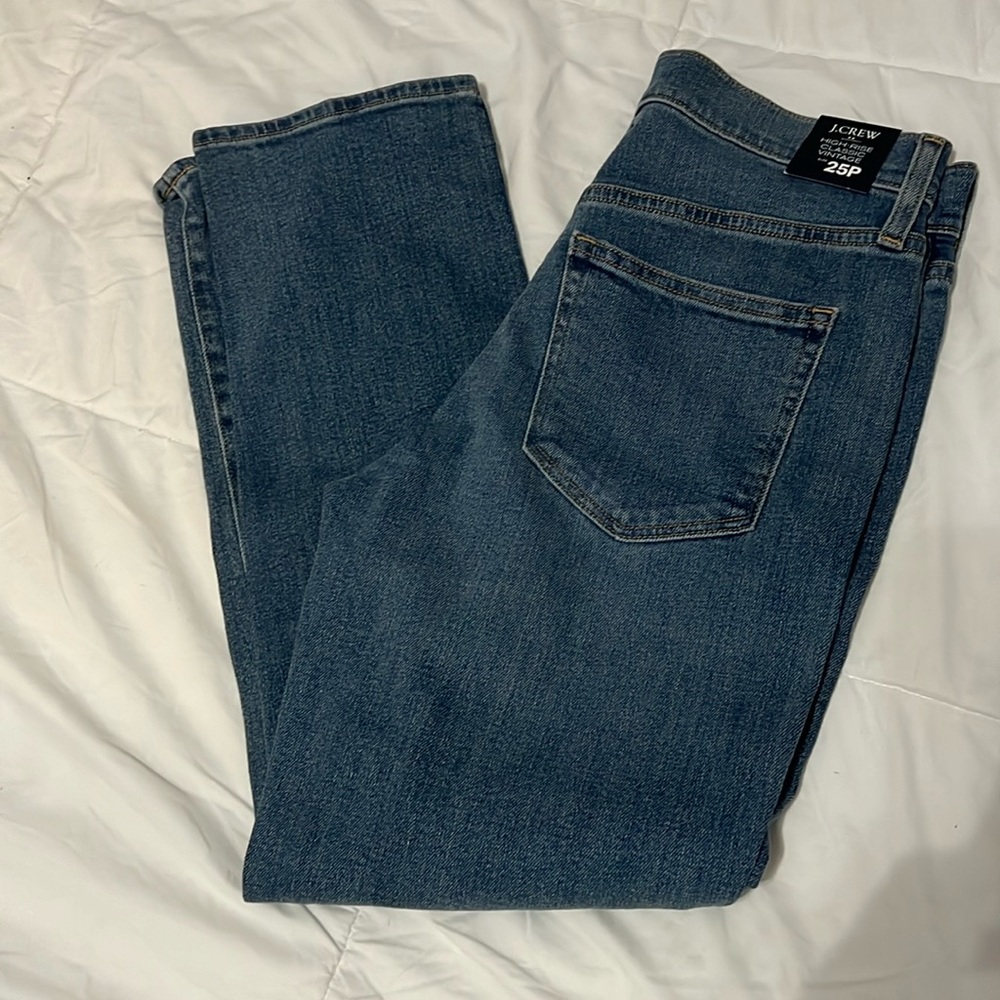 High-rise classic vintage jeans